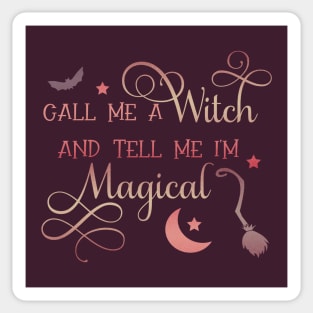 Magical witch Sticker